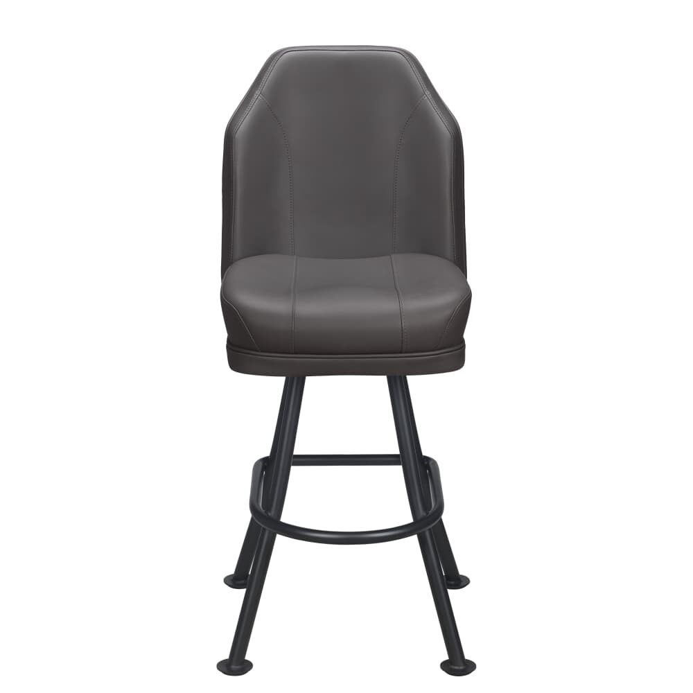 Giada Bar Stool with Casino Bucket Seat and Orbit Frame
