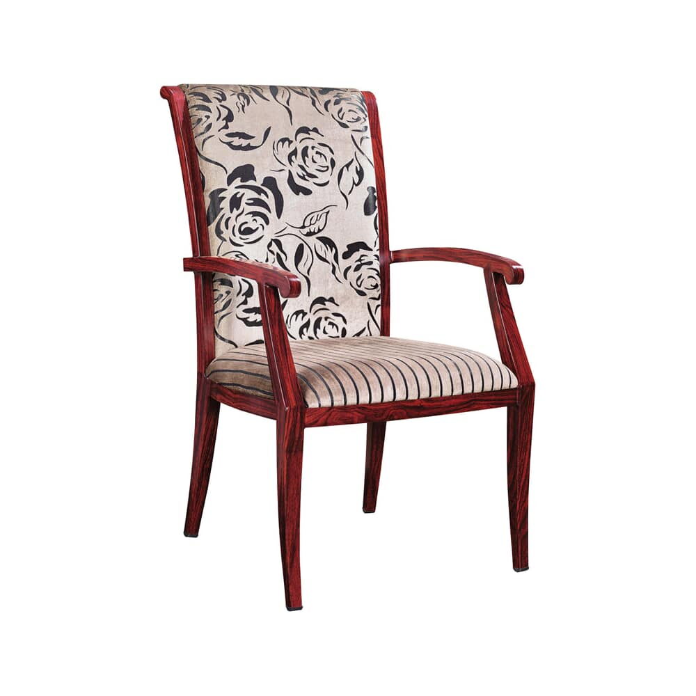 Empire Armchair in Aluminum, High Back Senior Living