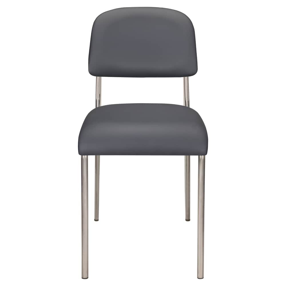 Nico Chair in Metal with Clear Coat