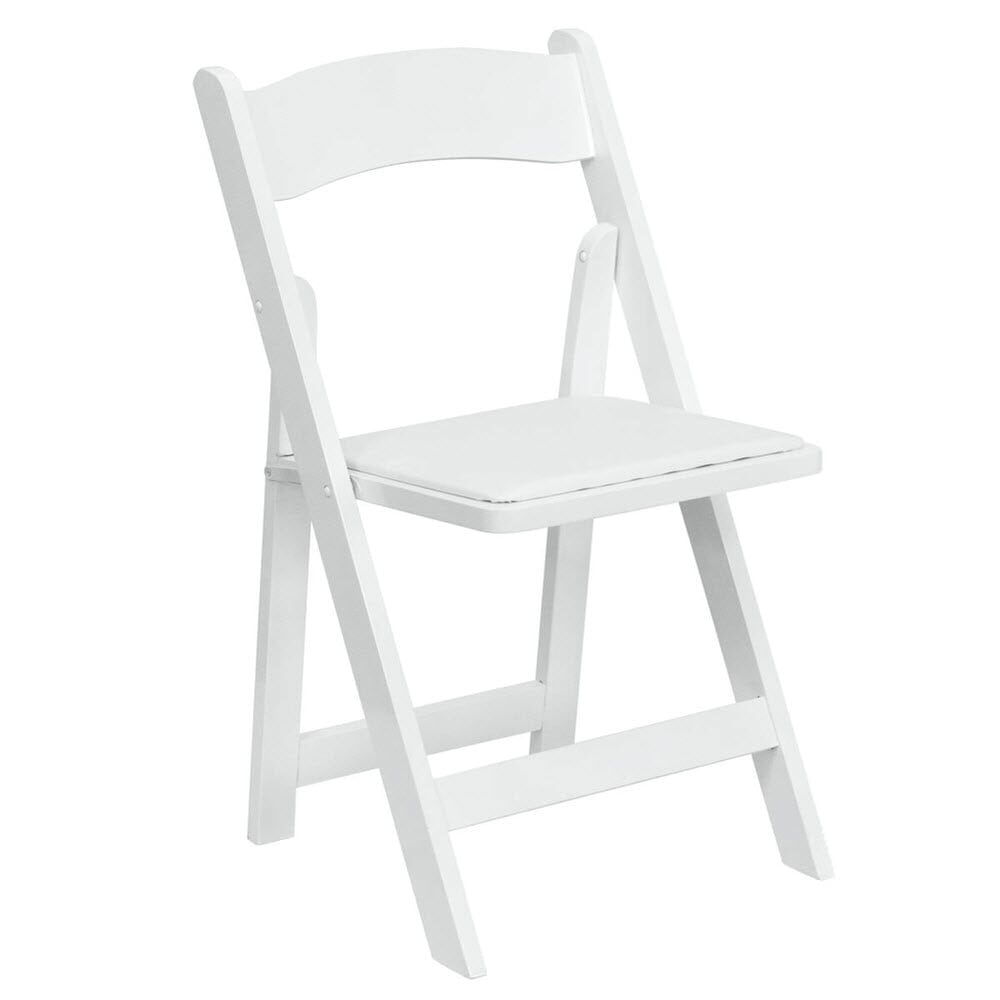 Folding Chair with Padded Seat, Wood