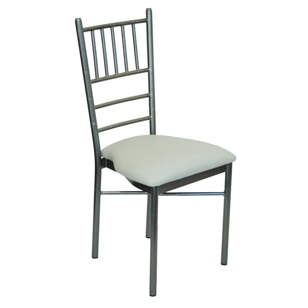 Chiavari Chair, Metal with Silver Vein