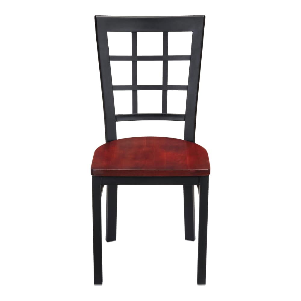 Chair with Window-Back, Metal