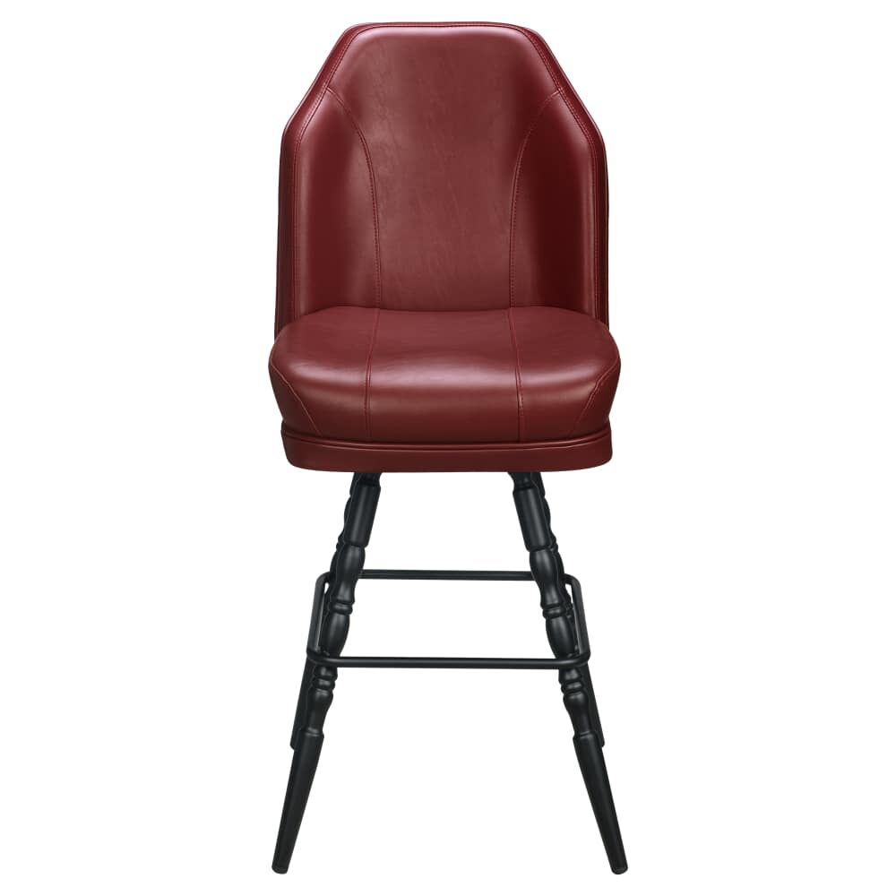 Giada Bar Stool with Casino Bucket Seat and Vintage Frame