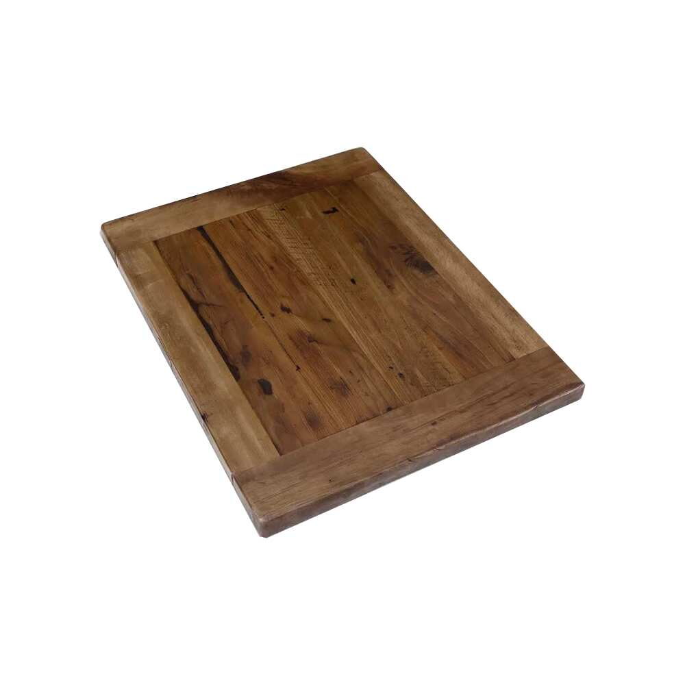Plank Table Top with Beadboard Ends, Reclaimed Wood