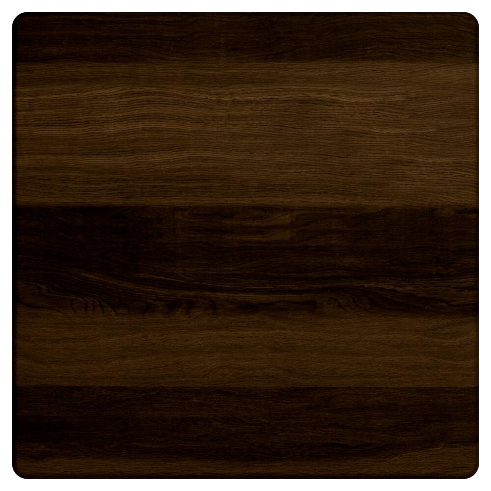Table Top in Resin, Dark Oak Finish