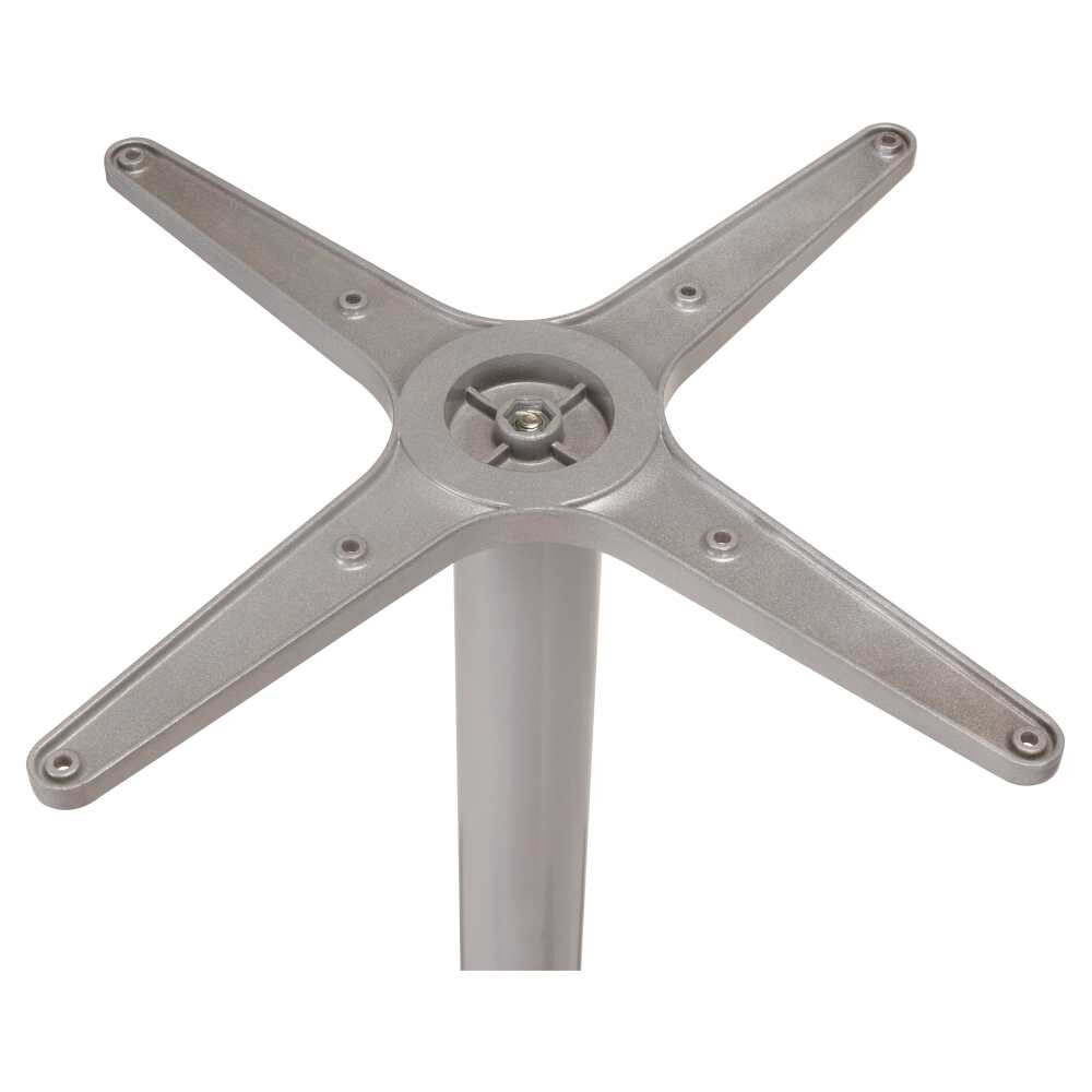Modern Table Base in Aluminum, 42" Bar Height