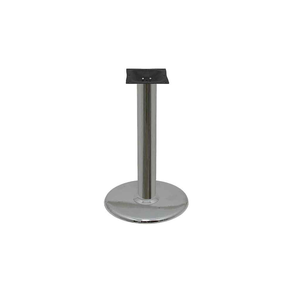 Round Table Base in Chrome, Standard Height