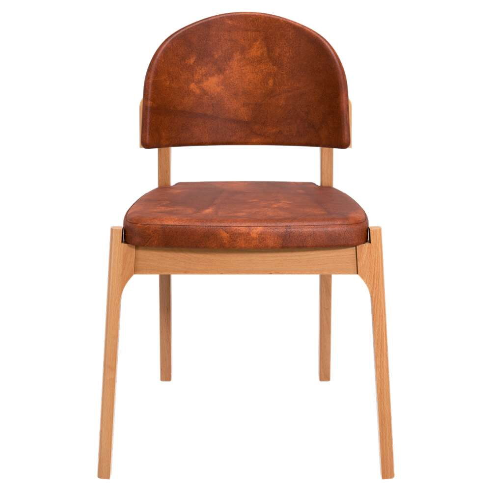 Neli Chair with Wood Finish