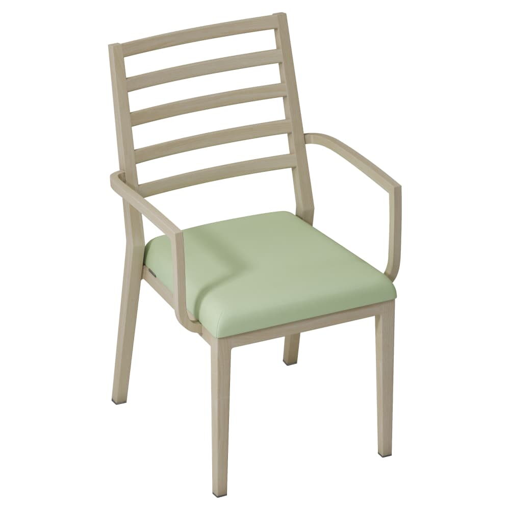 Ernest Armchair, Ladder-Back Aluminum