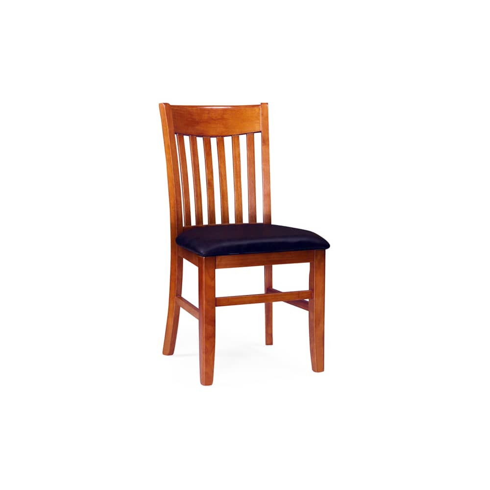 Wood Chair with Deco Vertical Slat