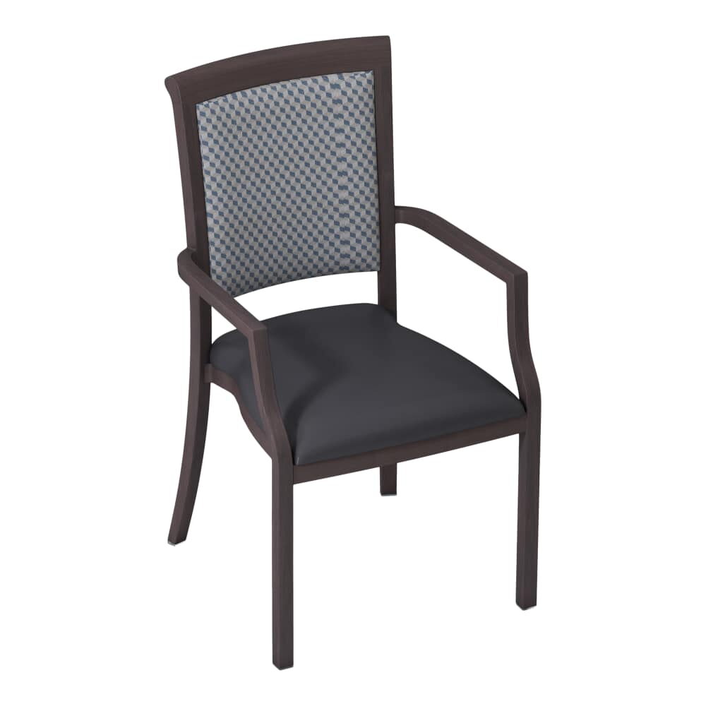 Clemens Armchair, High Back Aluminum