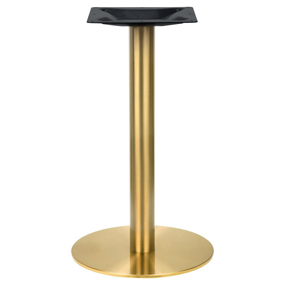 Round Table Base in Gold, Standard Height