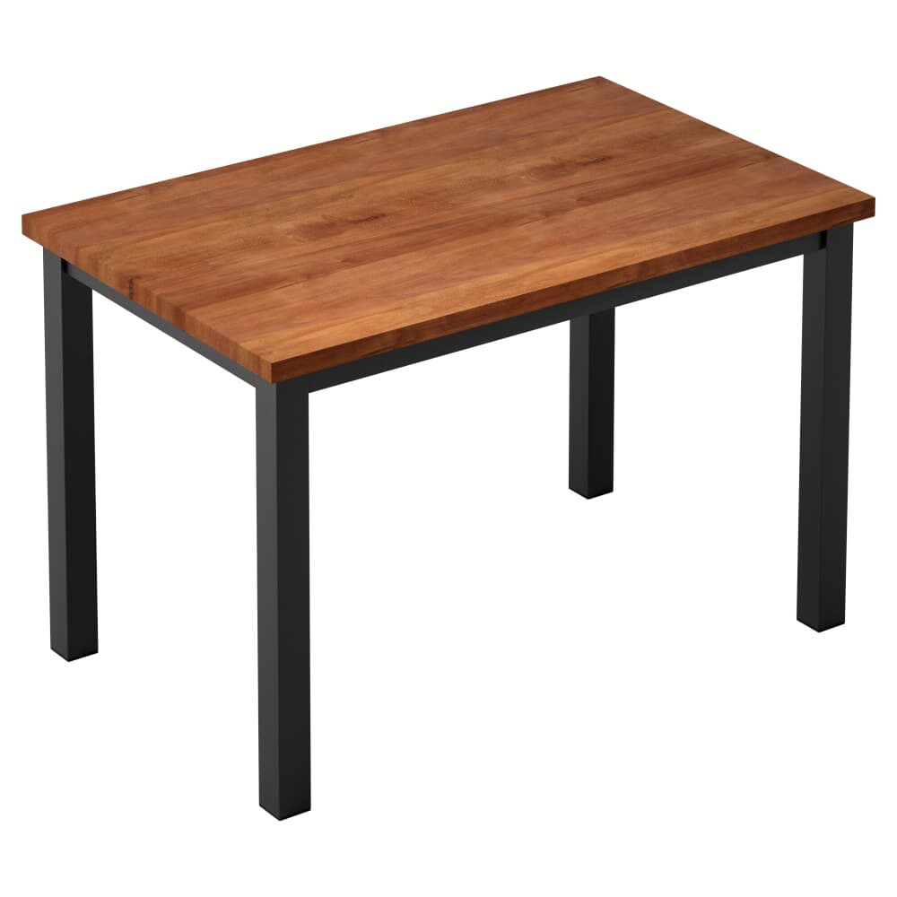 Ottis Solid Wood Table Set, Black Finish