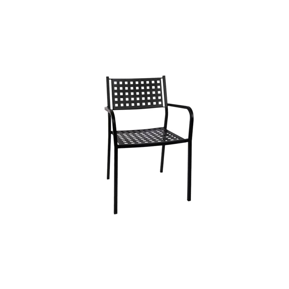 Patio Chair with Armrest, Matrix Back