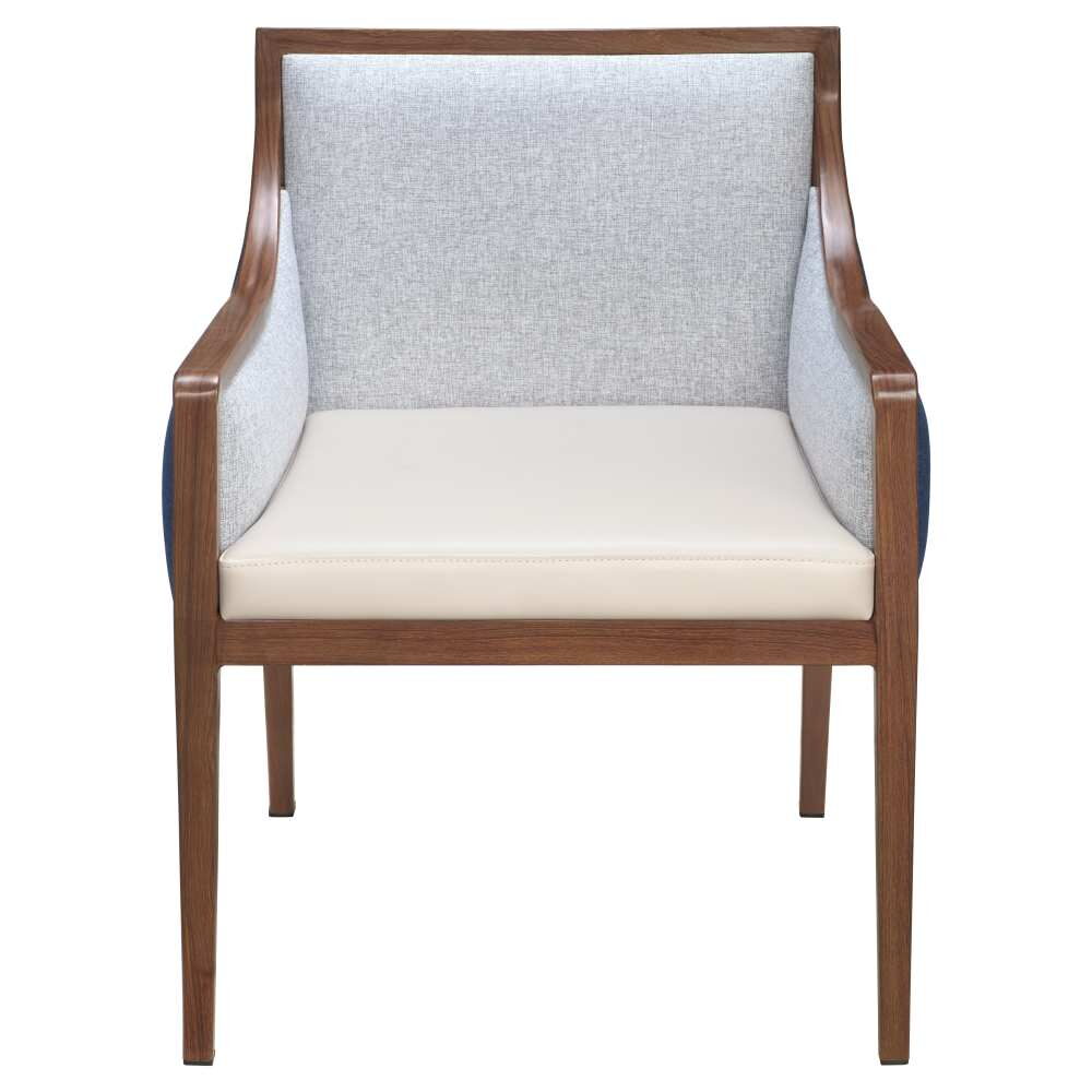 Armchair in Aluminum, Selwyn