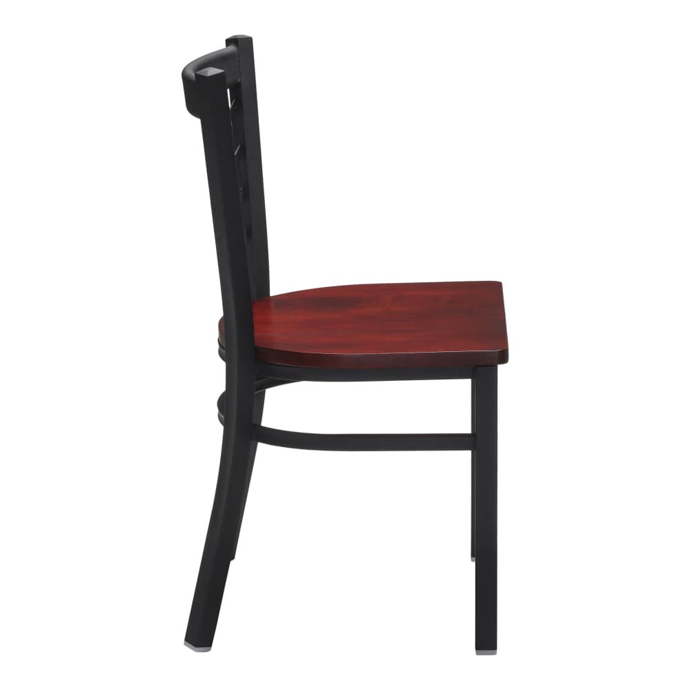 Metal Chair with X-Back
