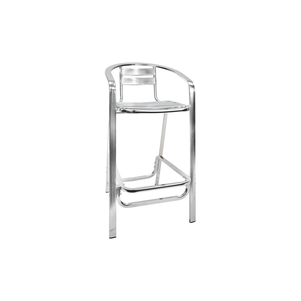 Aluminum Bar Stool with Double Tube for Patio