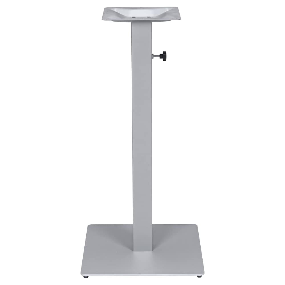 Carlo Outdoor Table Base for Umbrella in Titanium Gray, Bar Height