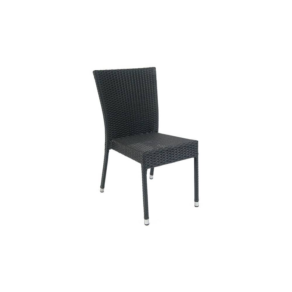 Patio Chair with Faux Wicker, Aluminum