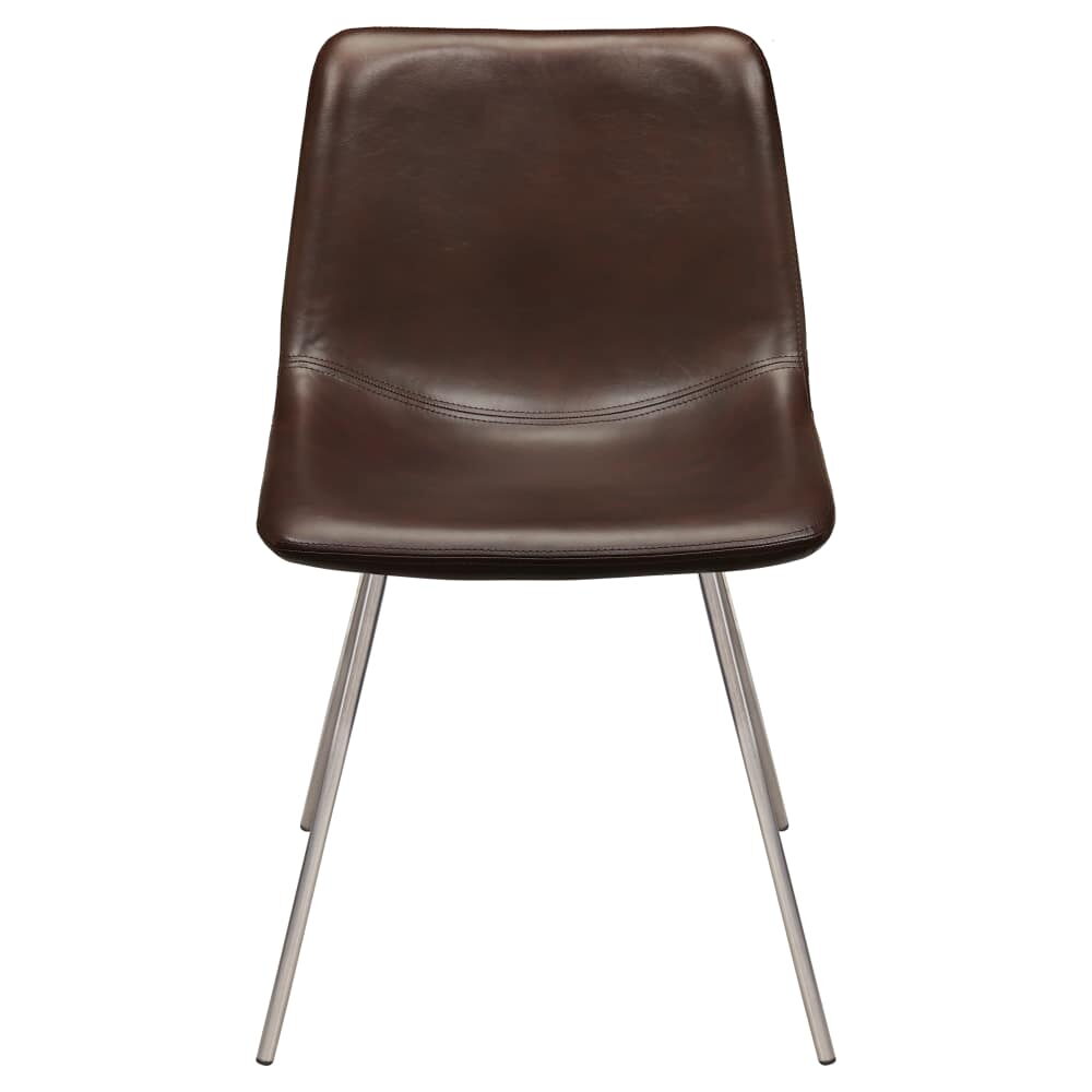 Luna Chair in Metal with Clear Coat Finish