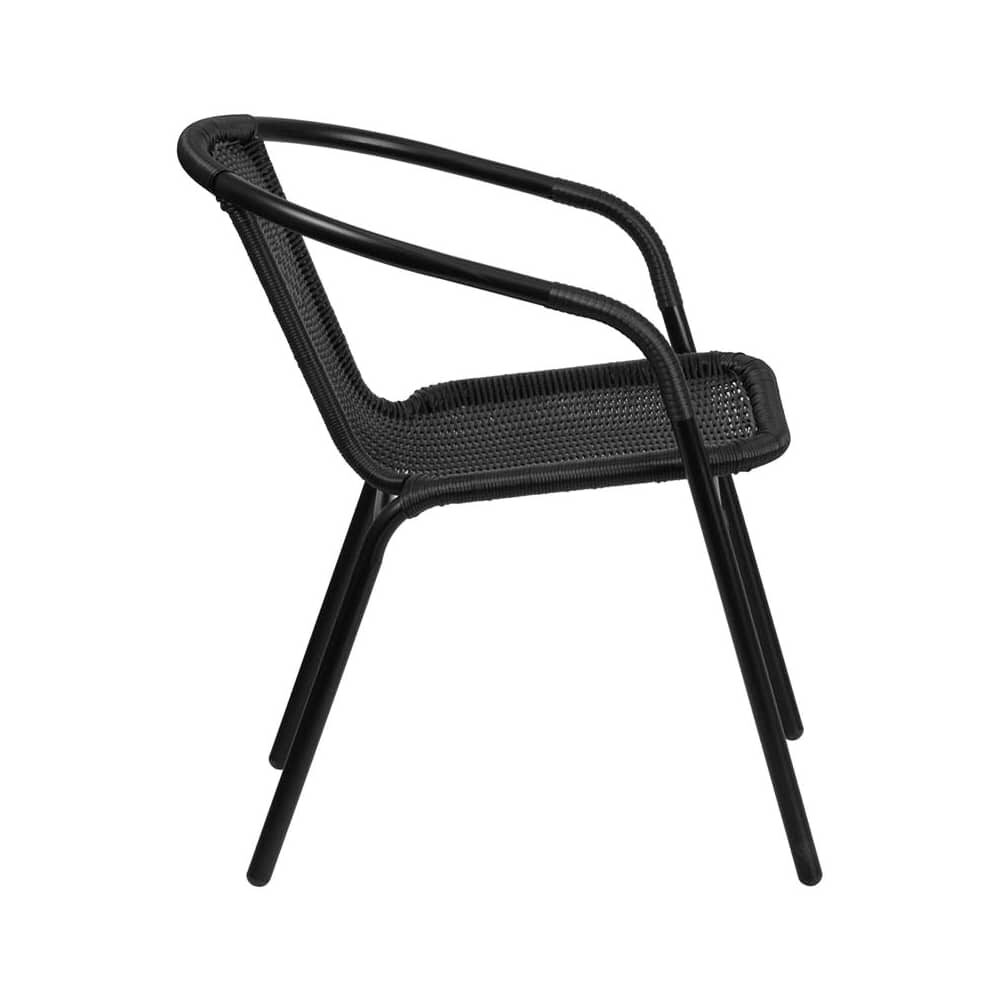 Rattan Chair in Black