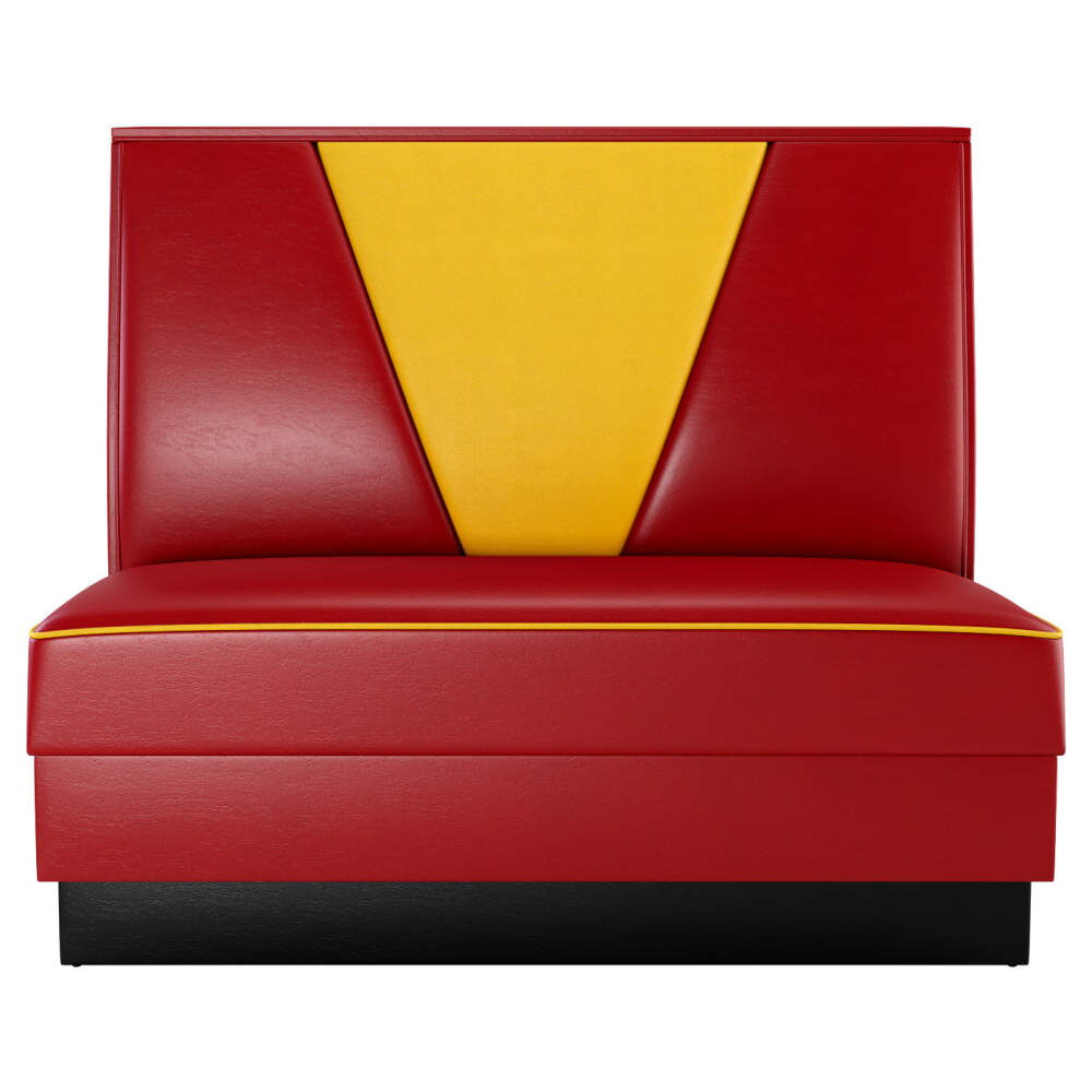 Seating Set with 2 Singles and 1 Double, V Shape