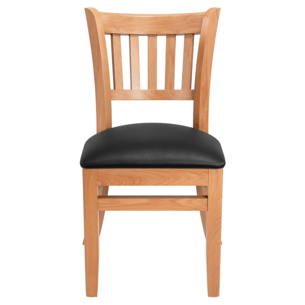 Wood Chair with Vertical Slat