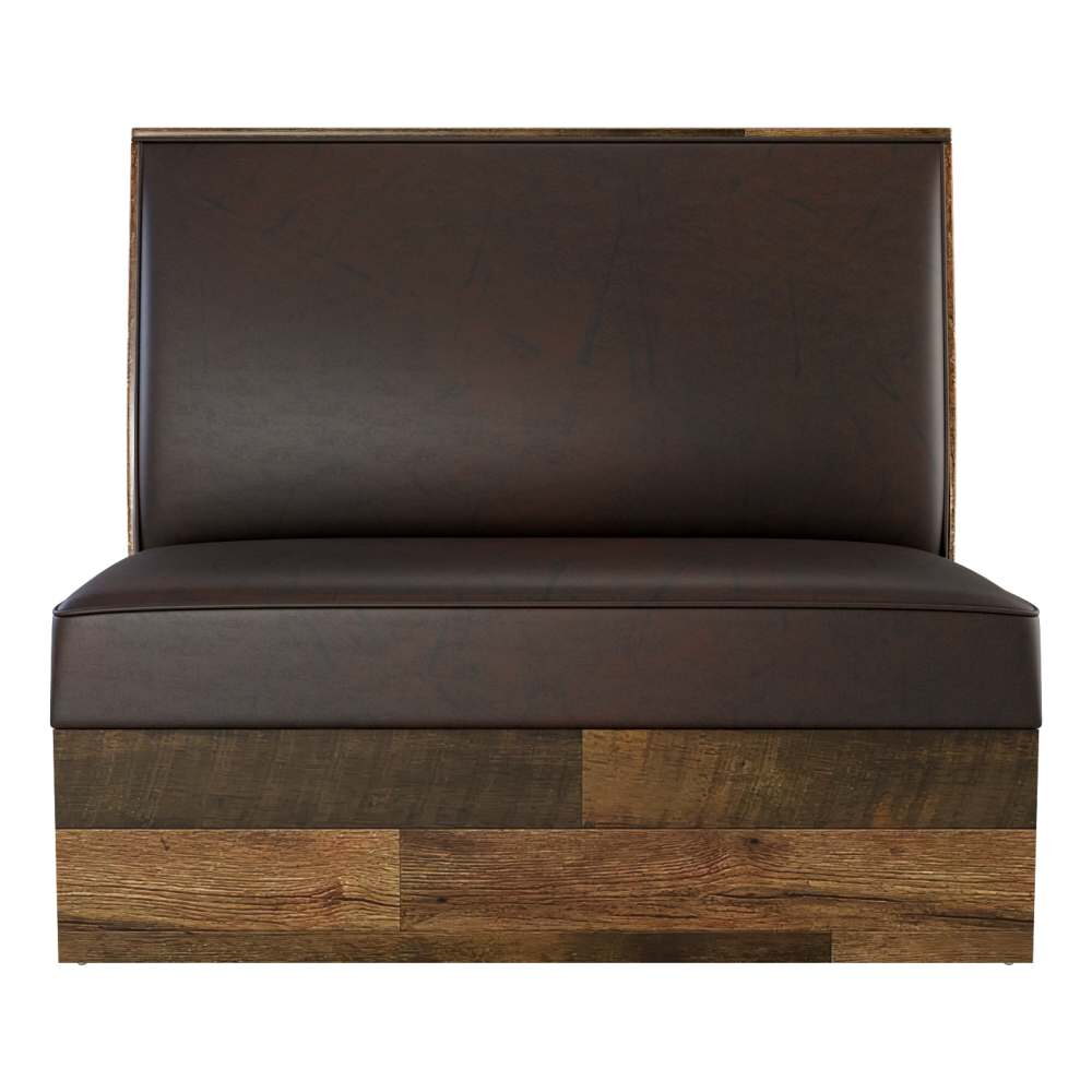 Booth with Plain-Back, Reclaimed Style