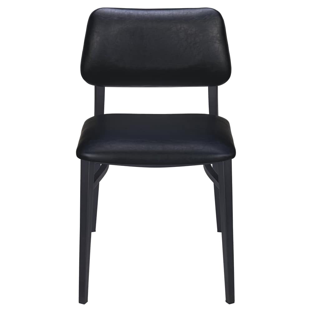 Luca Chair in Metal with Padded Back