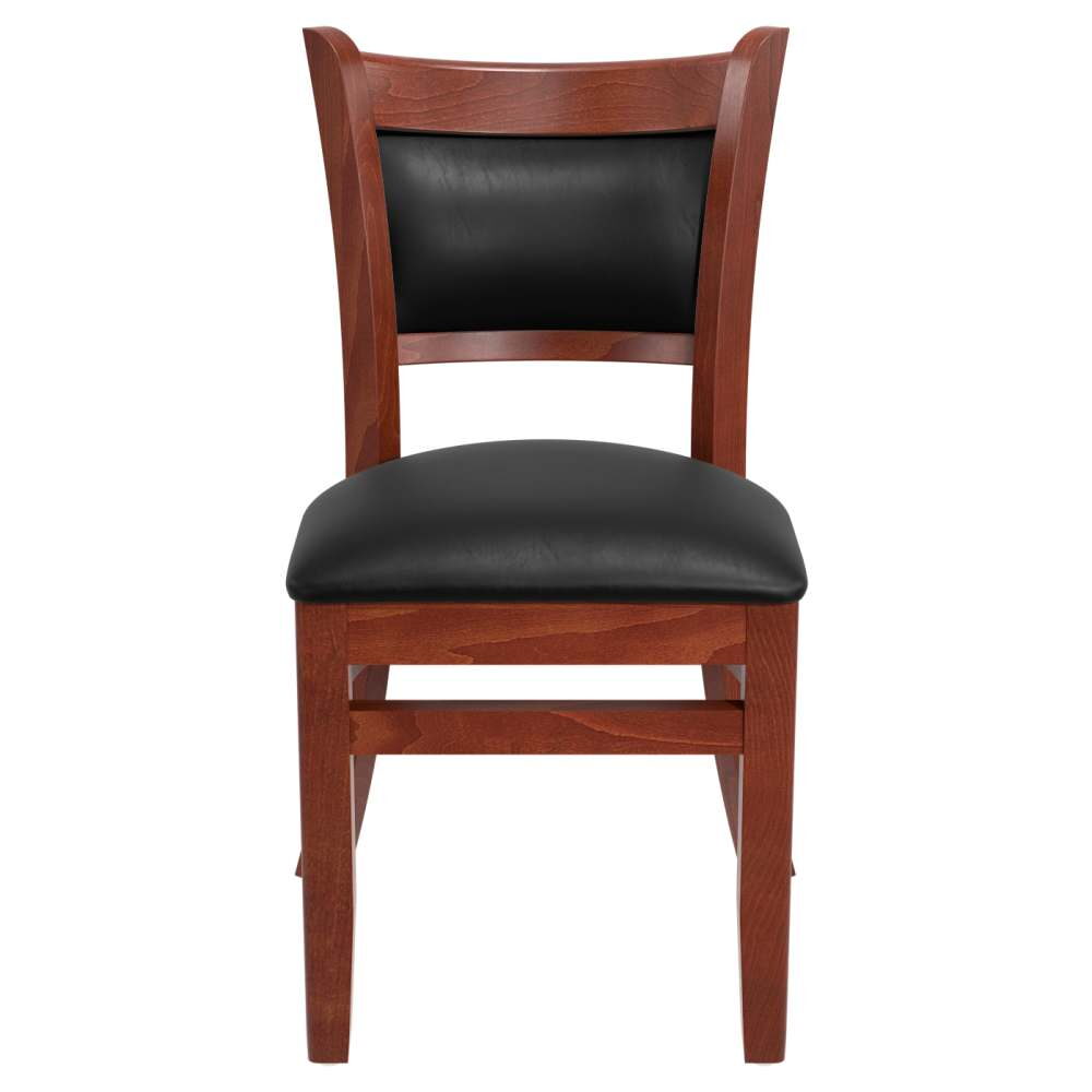 Wood Chair with Padded Back
