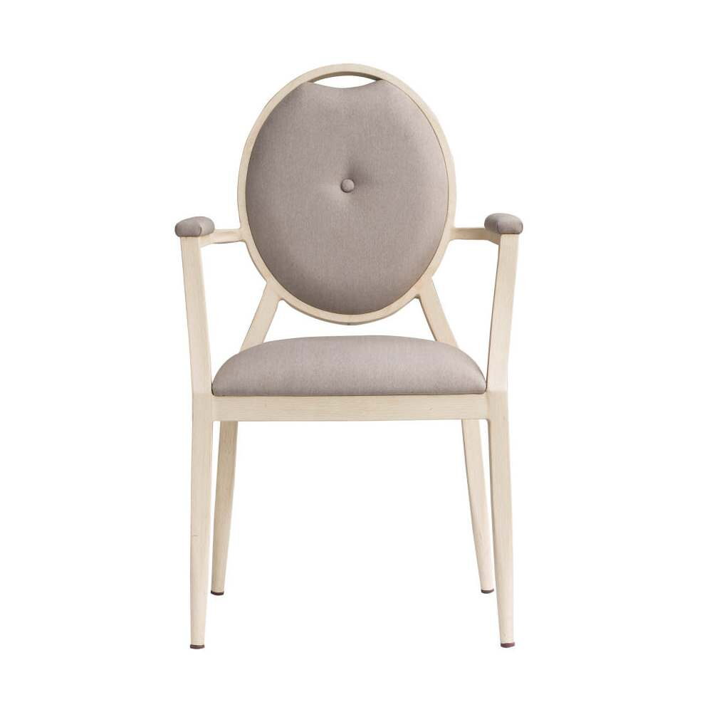 Venus Armchair, Padded Aluminum