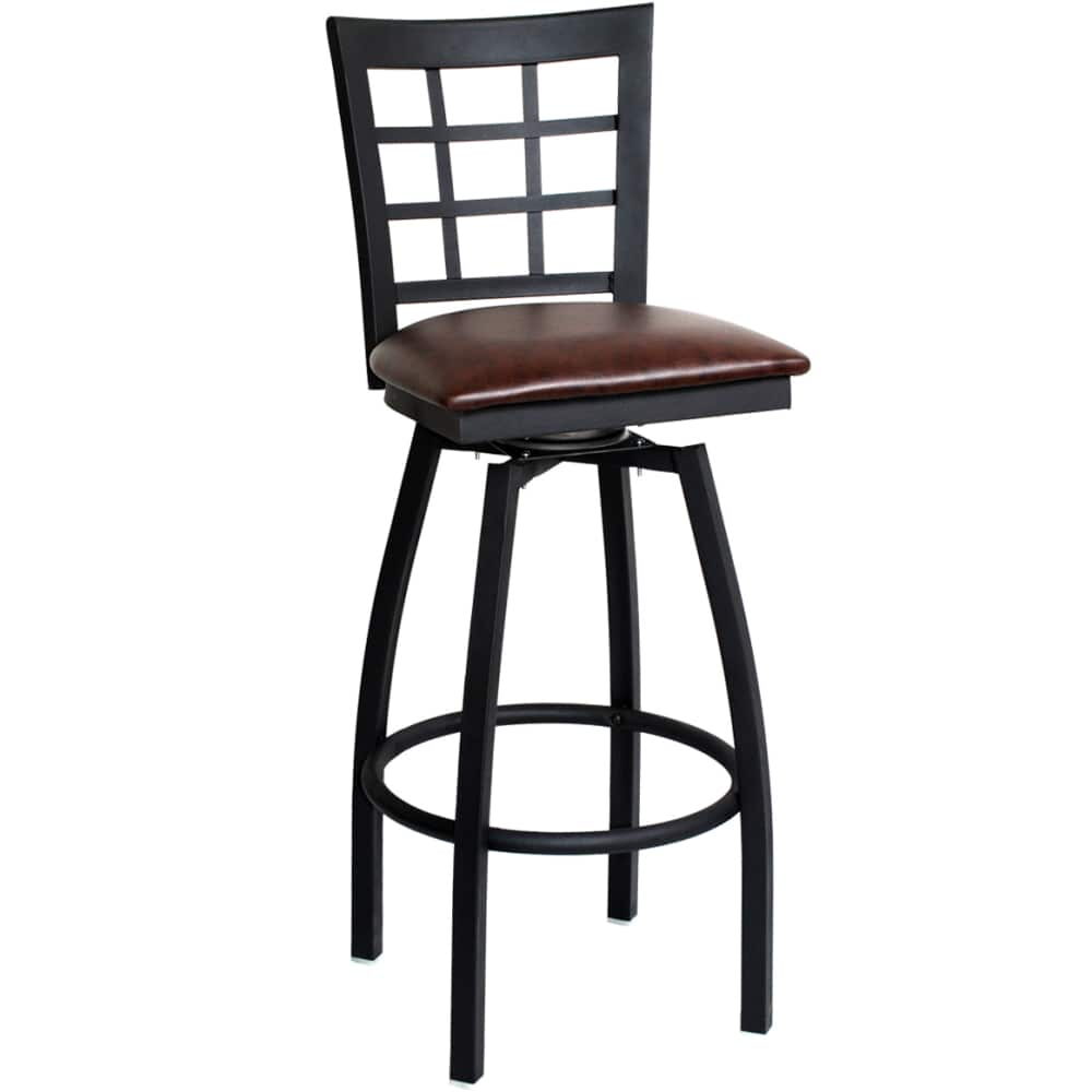 Swivel Bar Stool, Window-Back