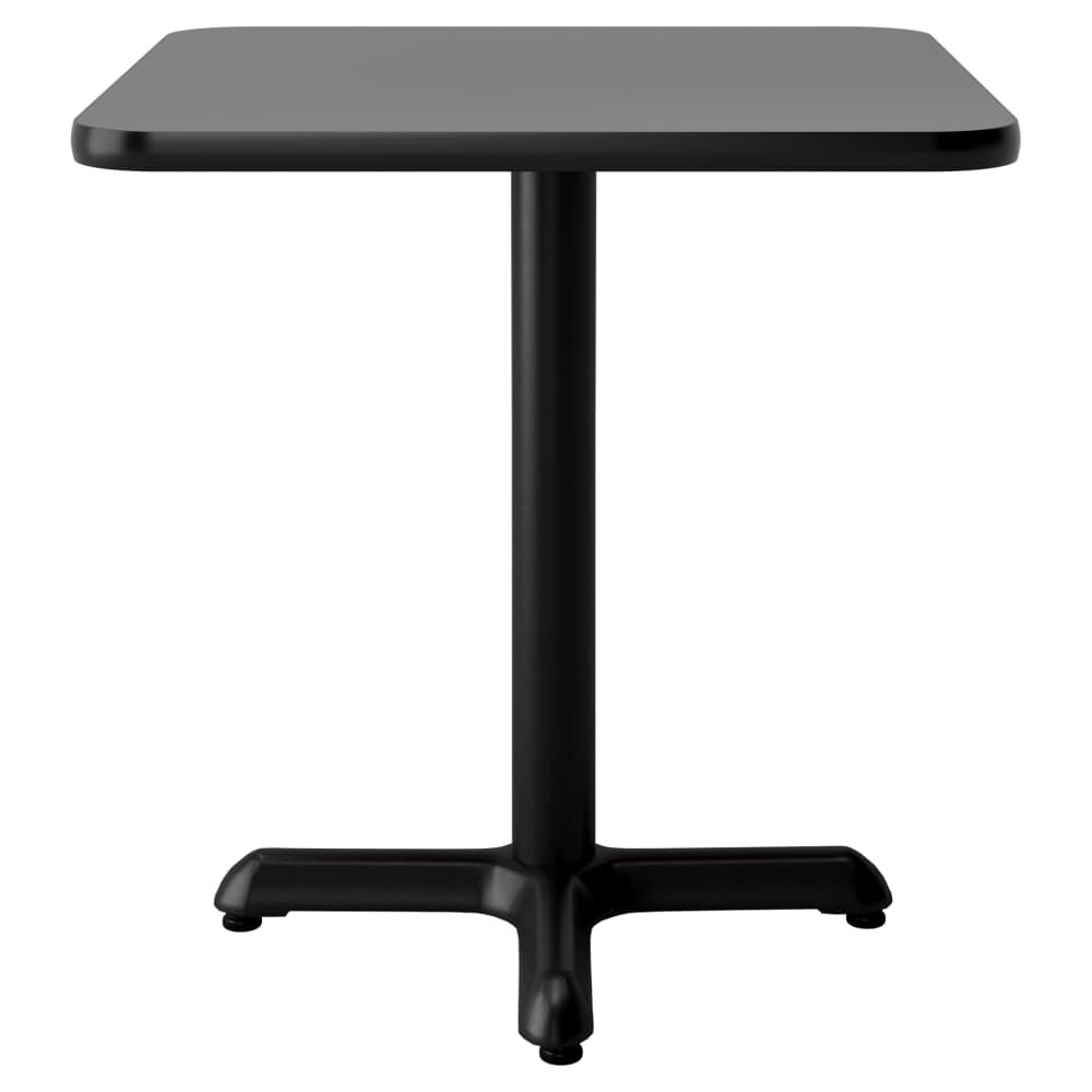 Reversible Table with Black and Mahogany Laminate