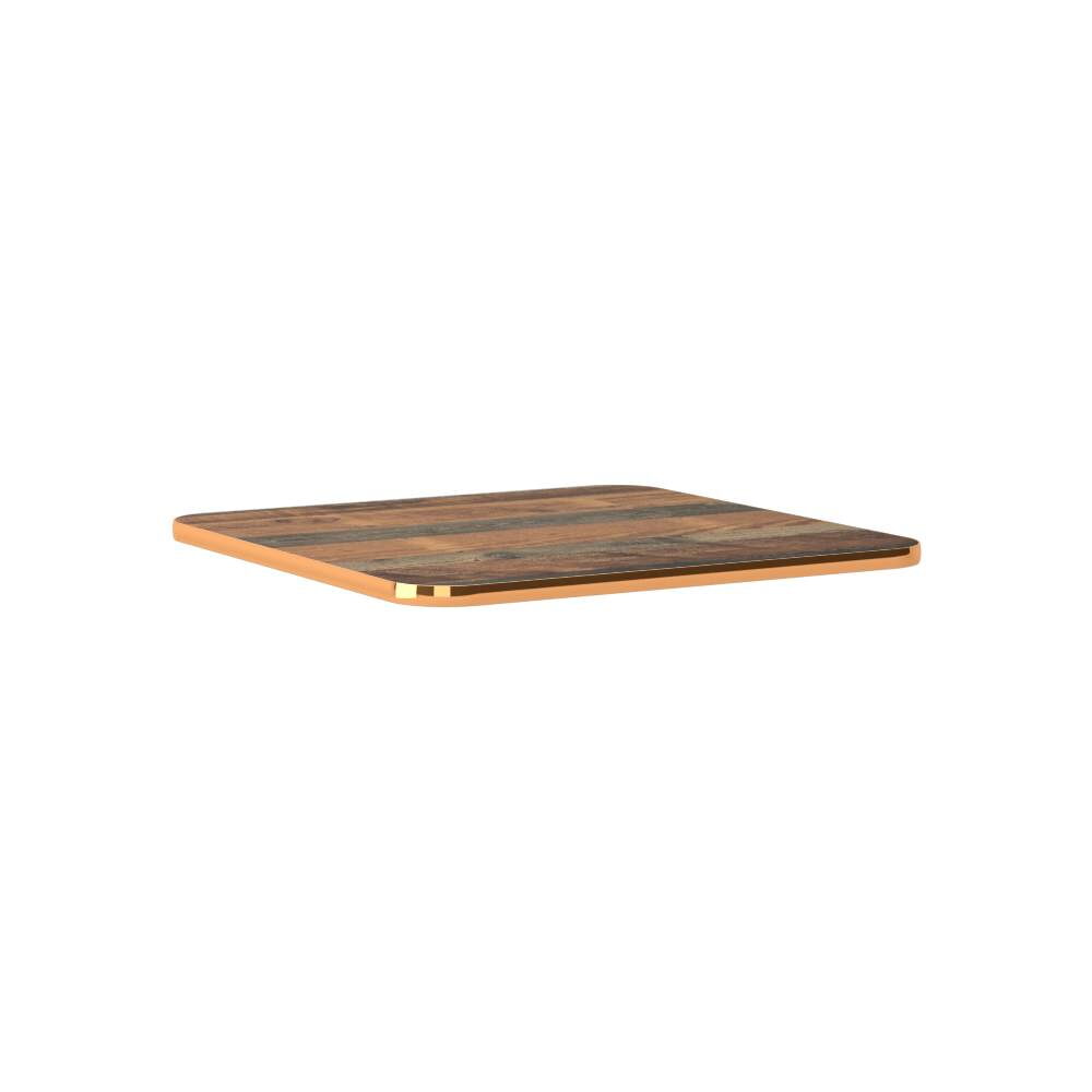Table Top in Laminate with PVC Metallic Edge