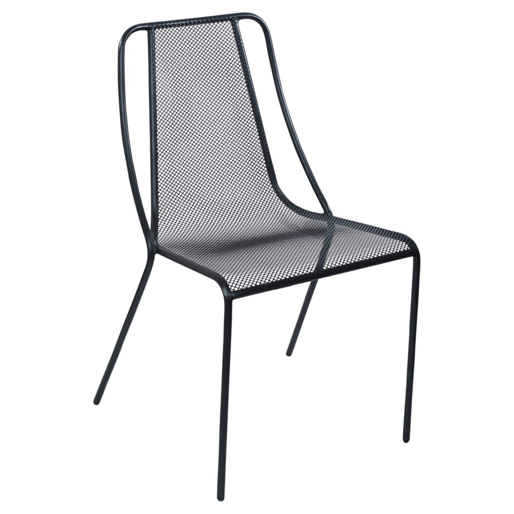 Patio Chair with Metal Mesh, Modern