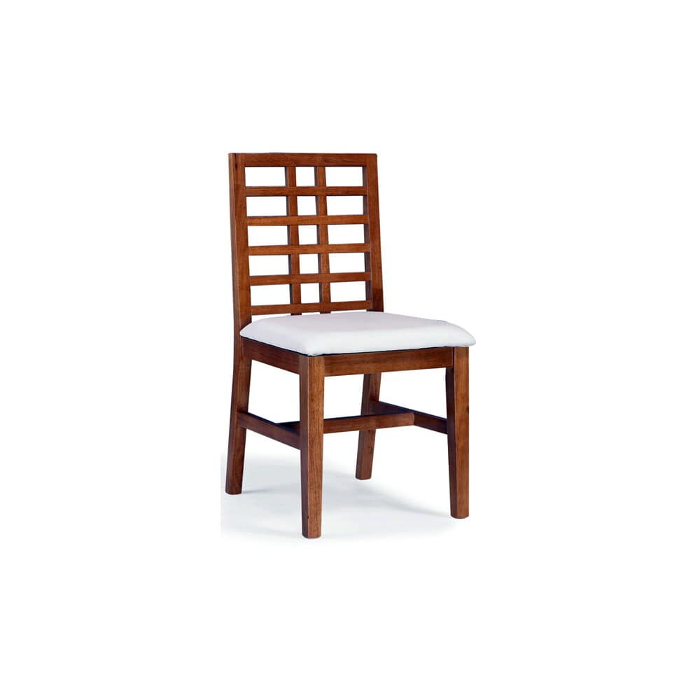 Wood Chair with Deco Window-Back