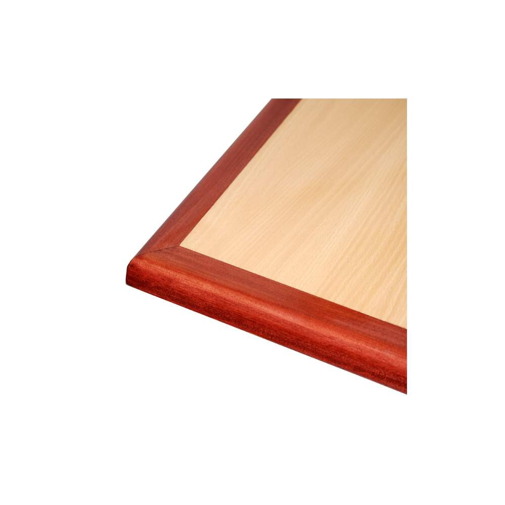 Laminate Inlay Table Top with Wood Edge