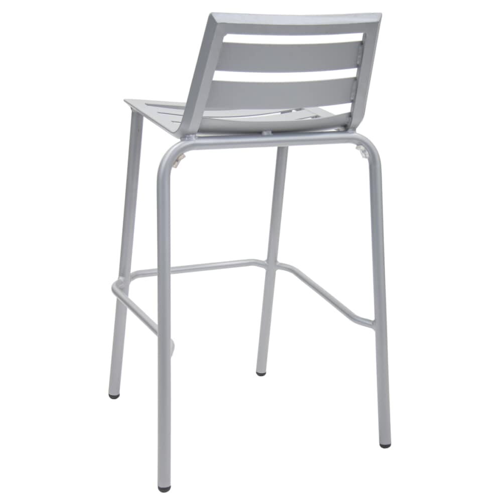 Leon Bar Stool in Aluminum for Indoor or Patio