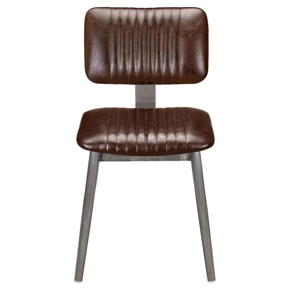 Ethan Chair in Metal, Clear Coat