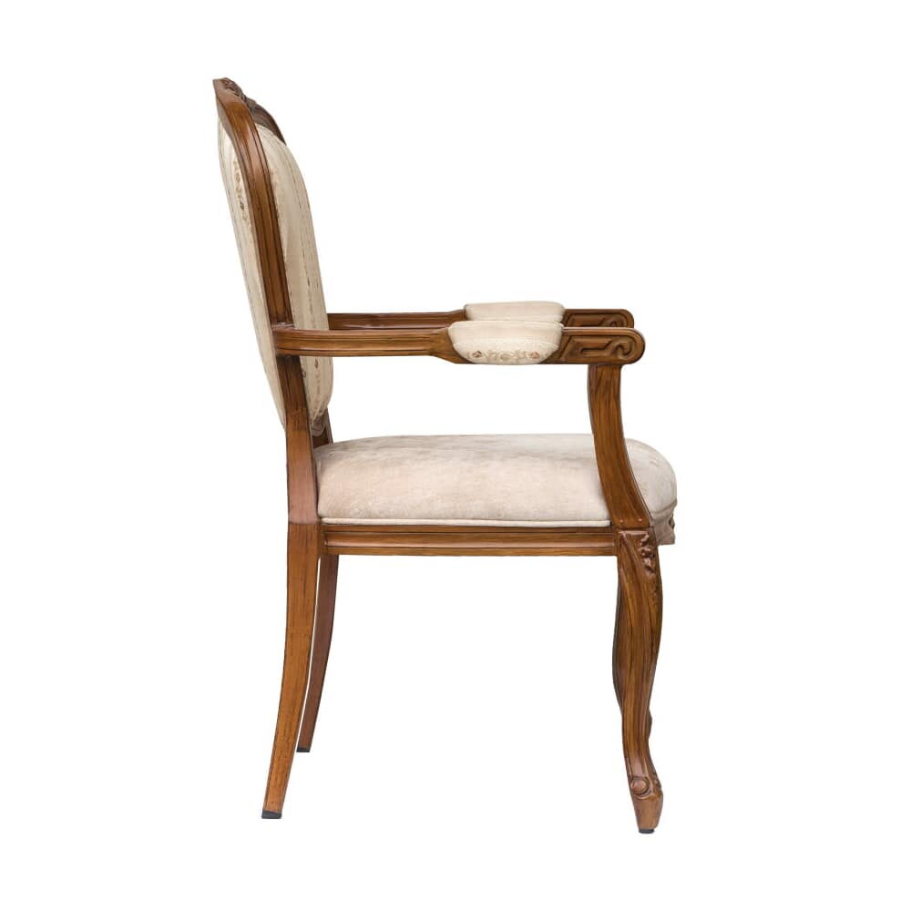 Cecile Armchair in Aluminum, Lounge Style Senior Living