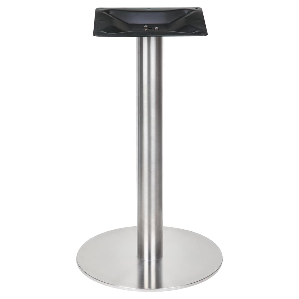 Round Table Base in Stainless Steel for Outdoor, Standard Height