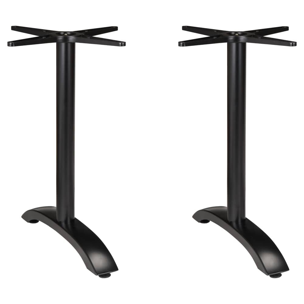 Table Base in Black Aluminum, Standard Height