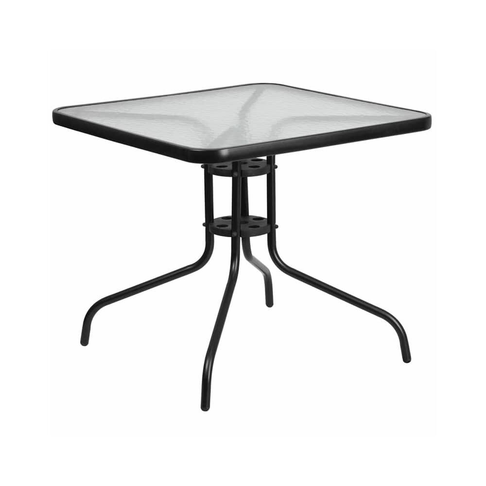 Patio Table, Tempered Glass