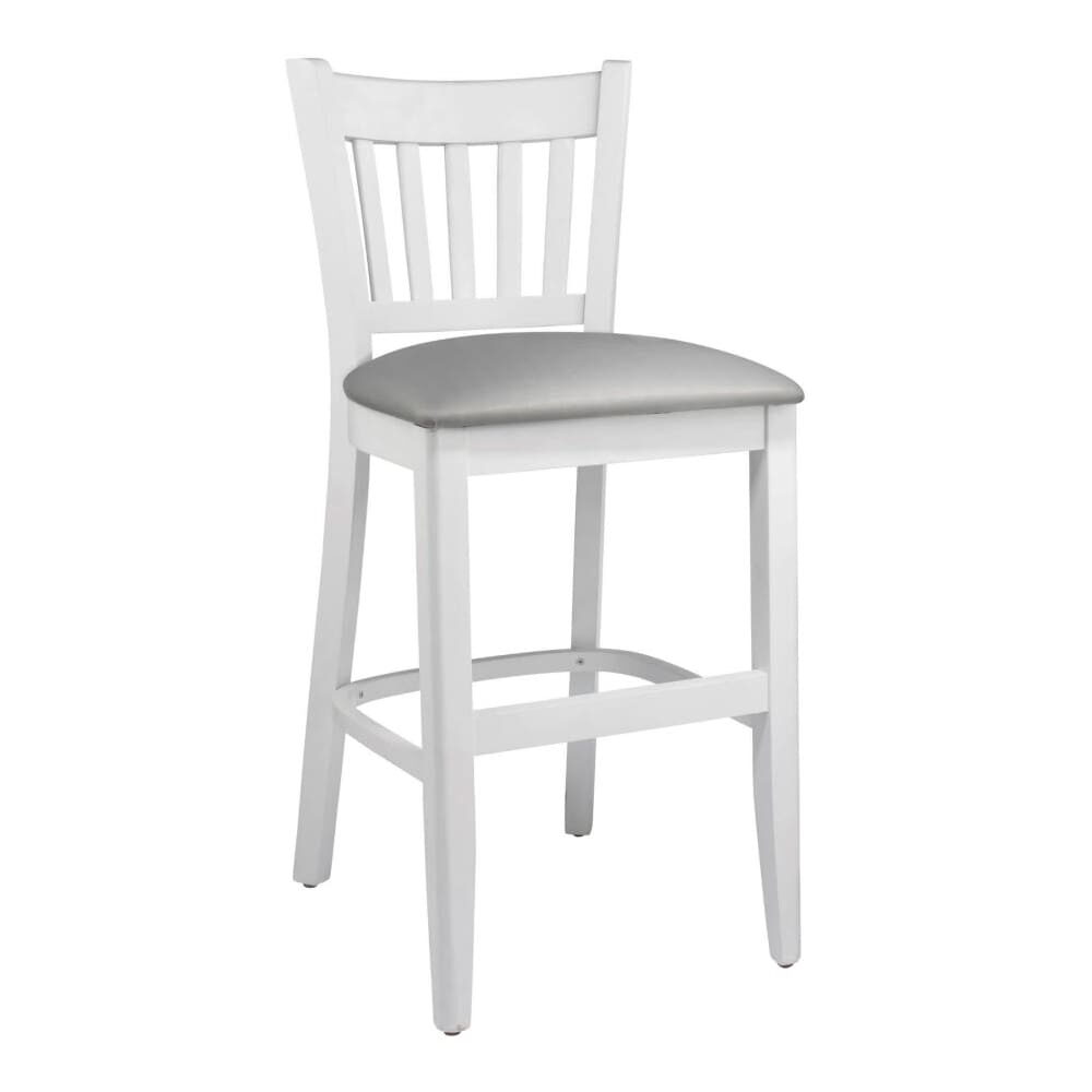 Wood Counter Stool, Vertical Slat