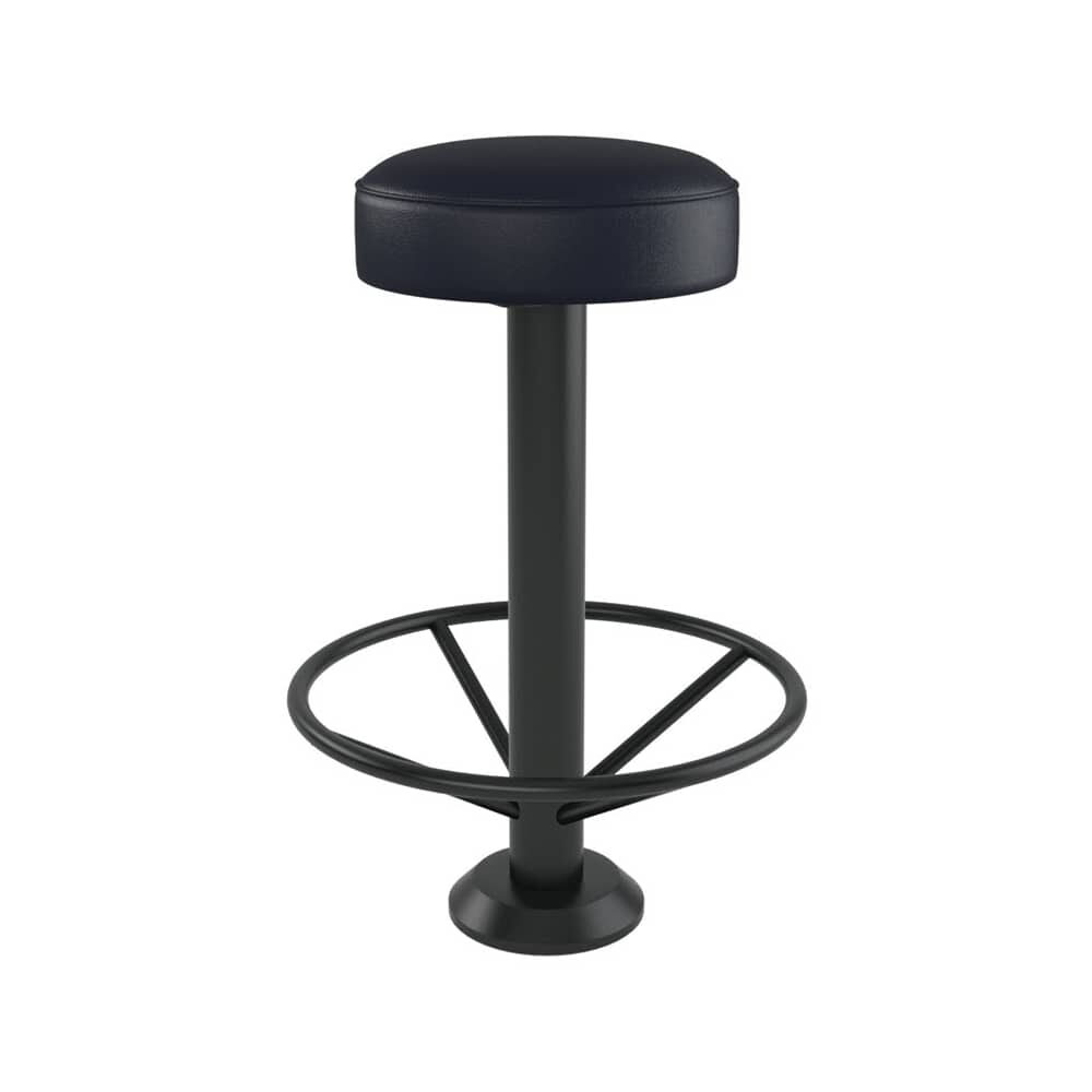 Bar Stool, Backless Bolt-Down Swivel