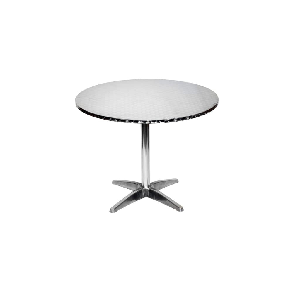 Table with Base in Stainless Steel