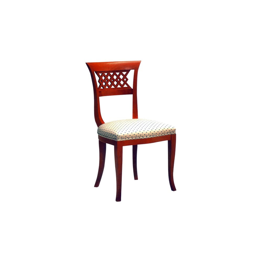 Side Chair, Woven Biedermeier