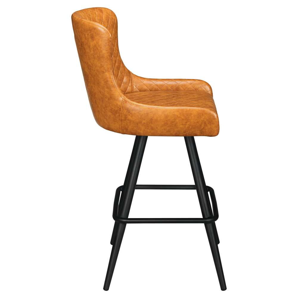 Savino Bar Stool with Square Frame, Swivel