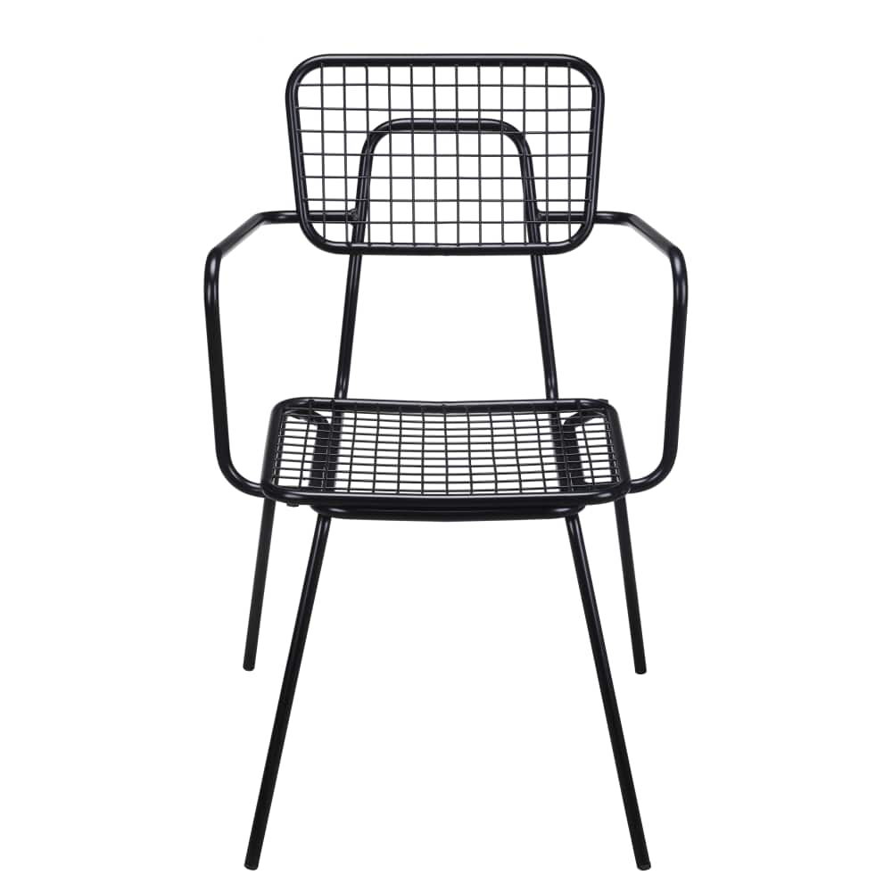 Ollie Armchair in Black, Outdoor