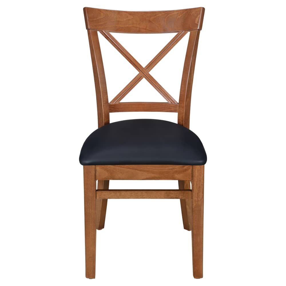 Cross-Back Chair, Wood